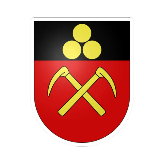 Lausen-coat of arms (Switzerland) (Coat of Arms) STICKER Vinyl Kiss-Cut Decal 2 Inch White - The Sticker Space