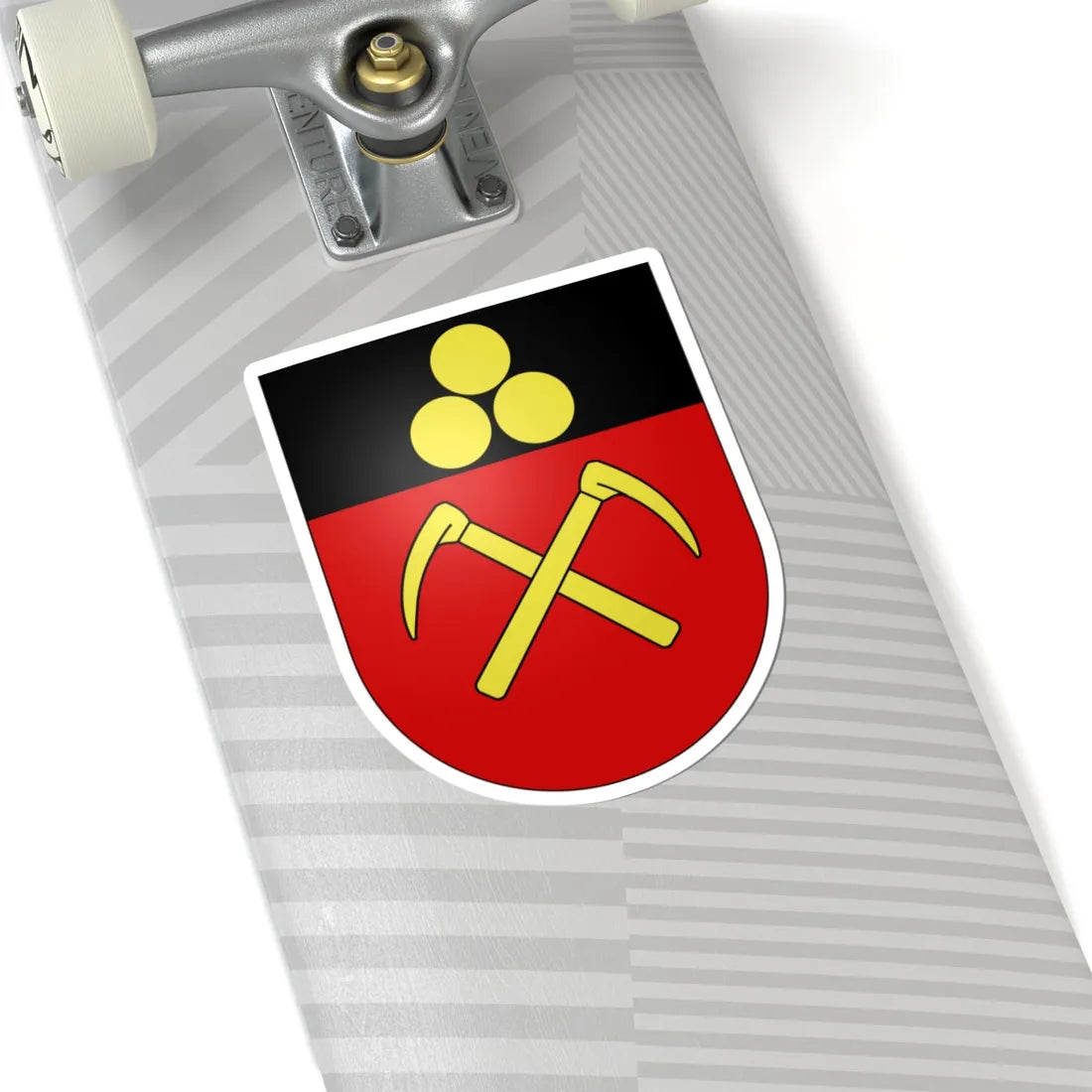 Lausen-coat of arms (Switzerland) (Coat of Arms) STICKER Vinyl Kiss-Cut Decal - The Sticker Space