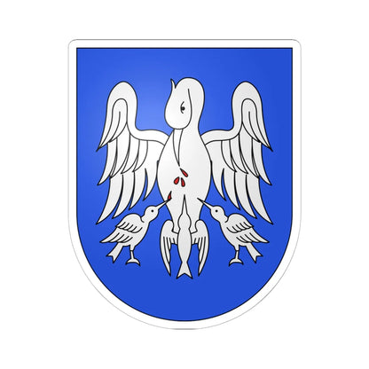 Lavertezzo-coat of arms (Switzerland) (Coat of Arms) STICKER Vinyl Kiss-Cut Decal 6 Inch White - The Sticker Space