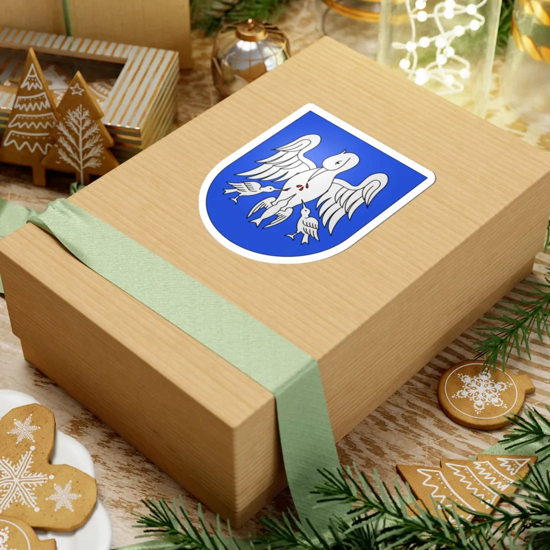 Lavertezzo-coat of arms (Switzerland) (Coat of Arms) STICKER Vinyl Kiss-Cut Decal - The Sticker Space