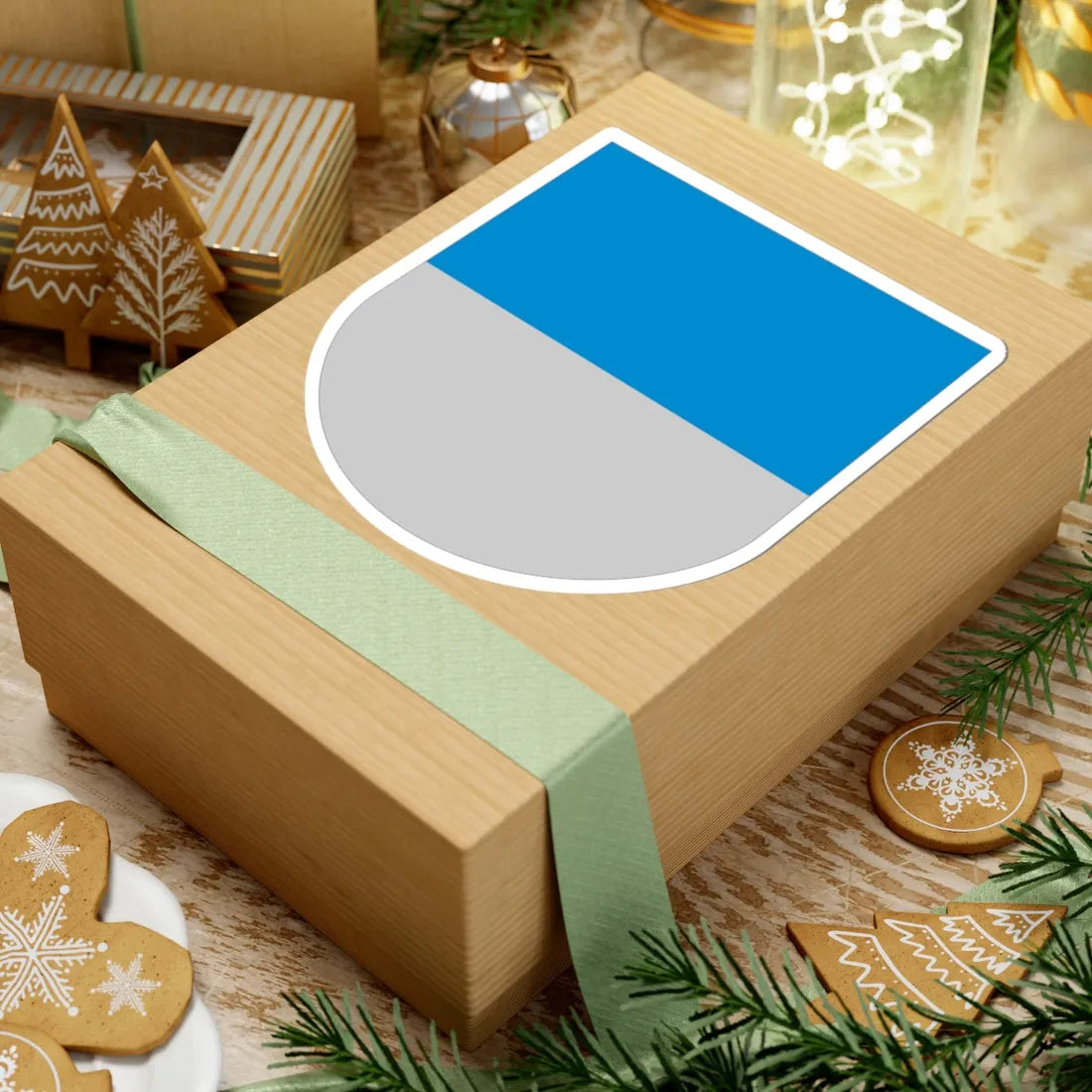 Lavia.vaakuna (Finland) (Coat of Arms) STICKER Vinyl Kiss-Cut Decal - The Sticker Space