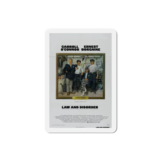Law and Disorder 1974 Movie Poster Refrigerator Magnet 2 Inch - The Sticker Space
