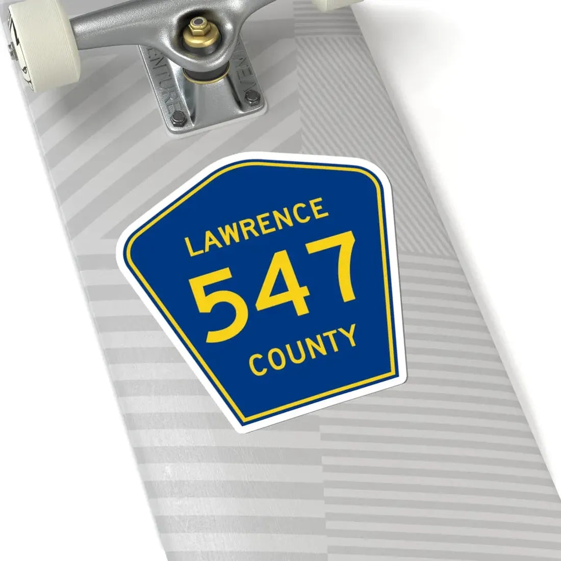 Lawrence County Route 547 AR (Arkansas) (Road Sign) STICKER Vinyl Kiss-Cut Decal - The Sticker Space
