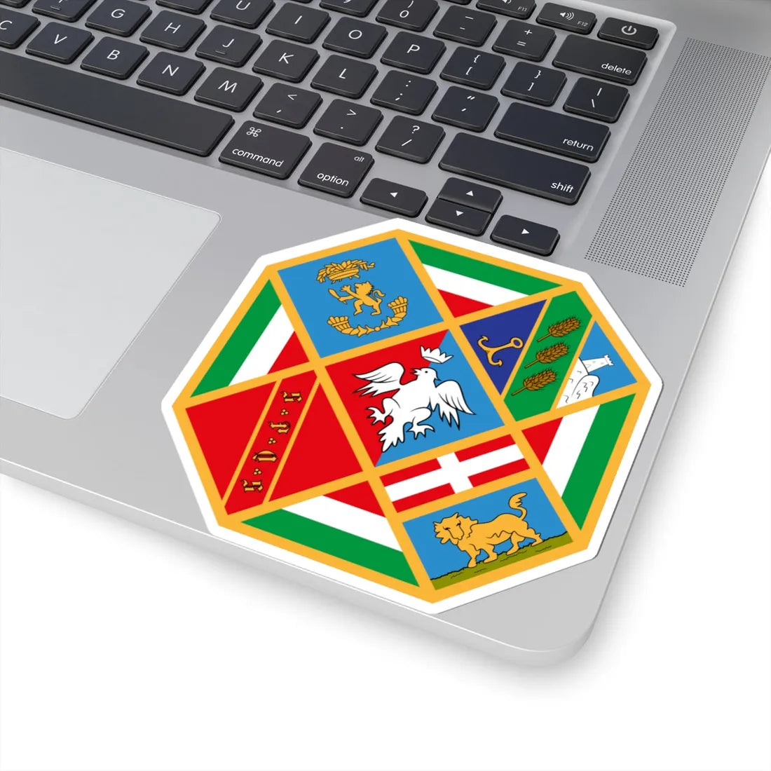 Lazio Coat of Arms (Italy) (Coat of Arms) STICKER Vinyl Kiss-Cut Decal - The Sticker Space
