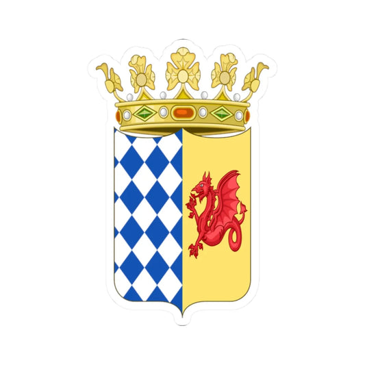 Lazise-Stemma (Italy) (Coat of Arms) STICKER Vinyl Kiss-Cut Decal 2 Inch White - The Sticker Space