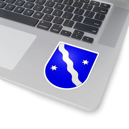 Léchelles-coat of arms (Switzerland) (Coat of Arms) STICKER Vinyl Kiss-Cut Decal - The Sticker Space