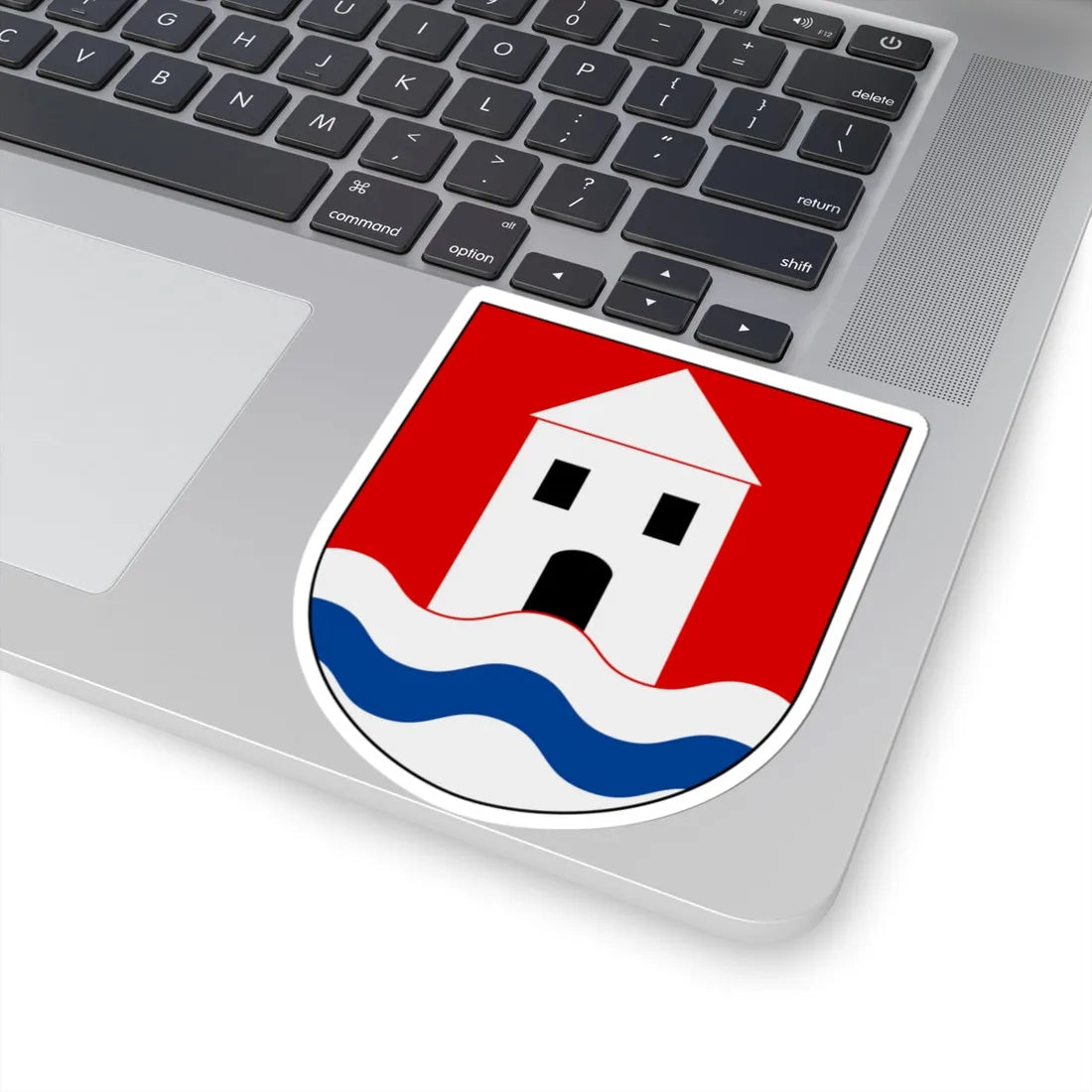 Läckö slott vapen (Sweden) (Coat of Arms) STICKER Vinyl Kiss-Cut Decal - The Sticker Space