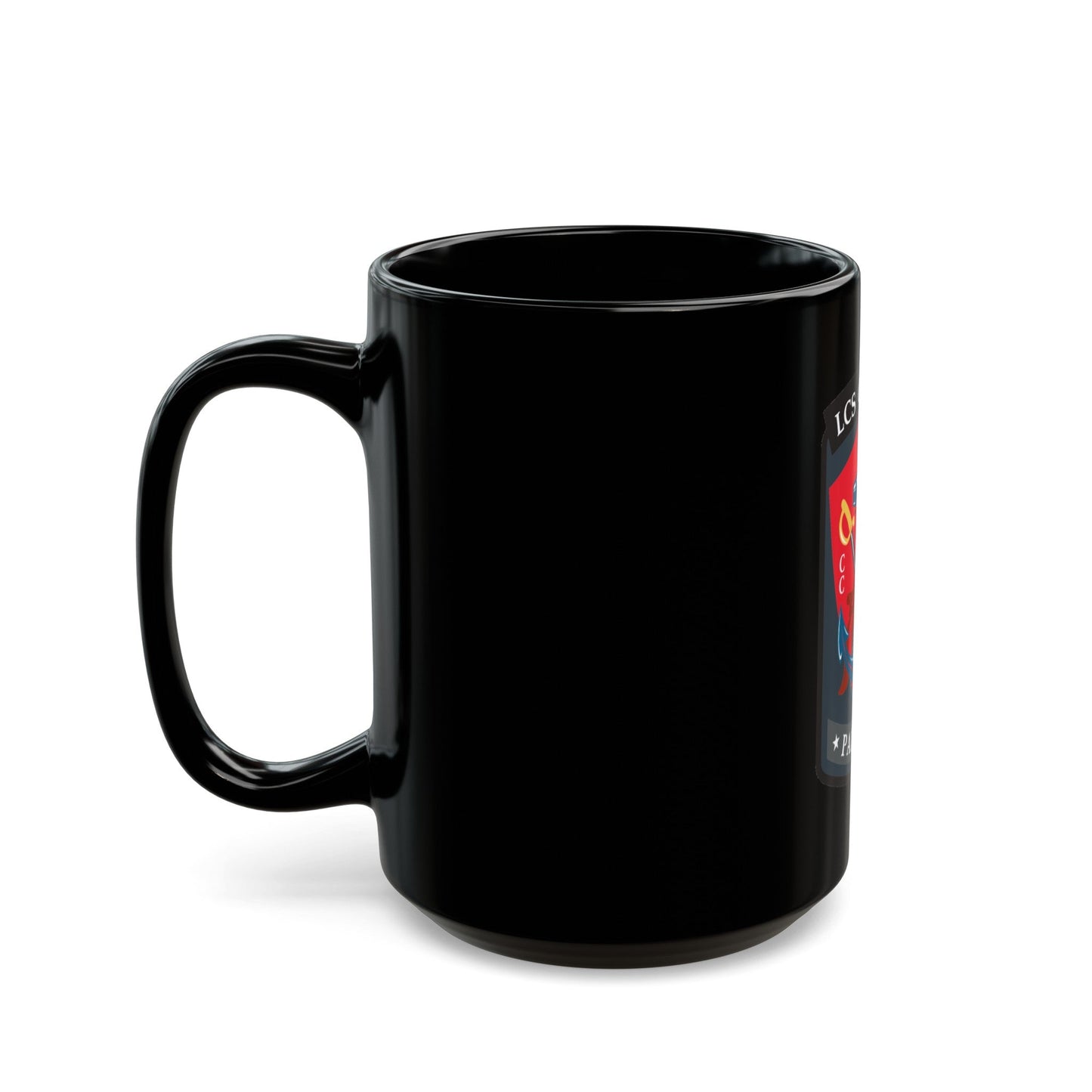 LCS CREW 208 (U.S. Navy) Black Coffee Mug-The Sticker Space