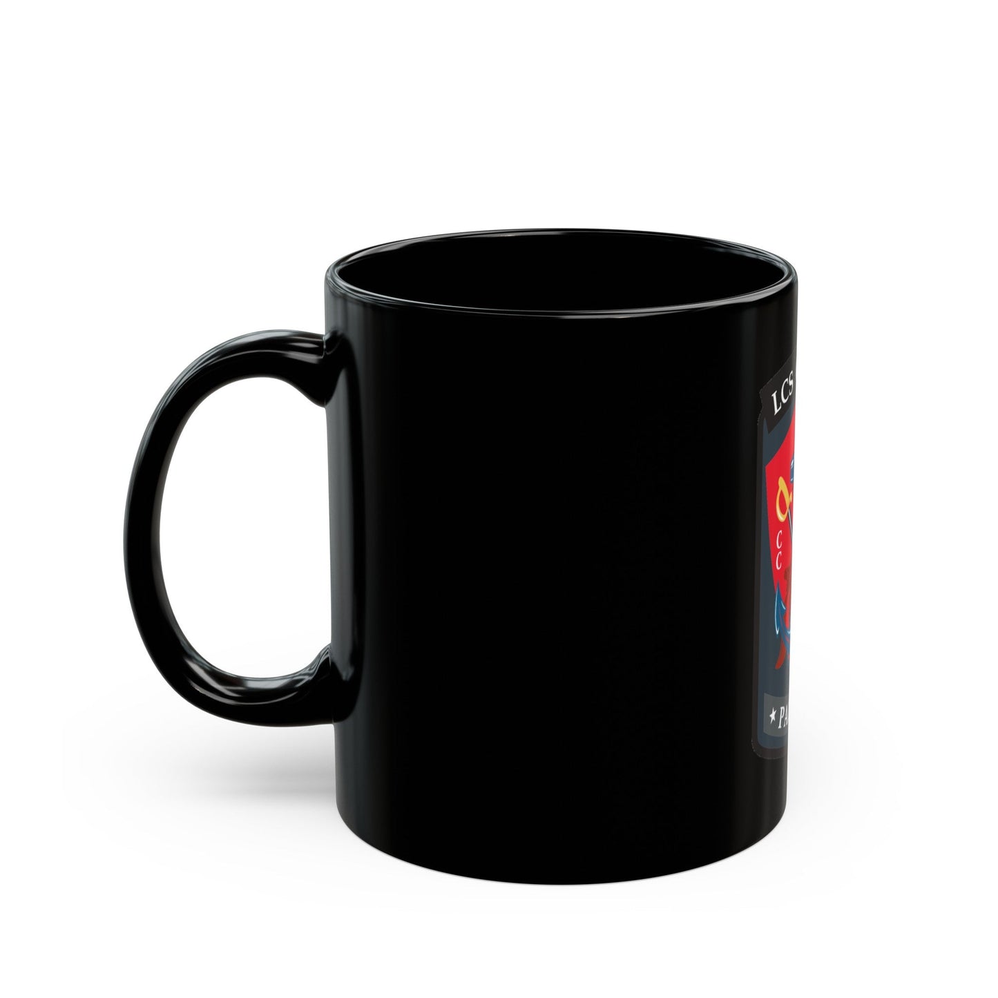 LCS CREW 208 (U.S. Navy) Black Coffee Mug-The Sticker Space