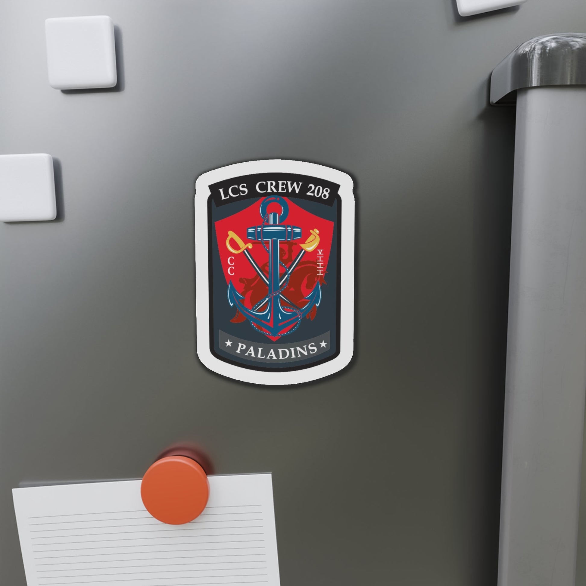 LCS CREW 208 (U.S. Navy) Die-Cut Magnet-The Sticker Space