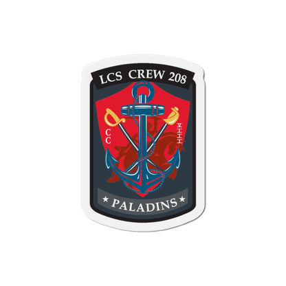 LCS CREW 208 (U.S. Navy) Die-Cut Magnet-3" x 3"-The Sticker Space