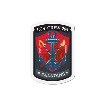 LCS CREW 208 (U.S. Navy) Die-Cut Magnet-4" x 4"-The Sticker Space