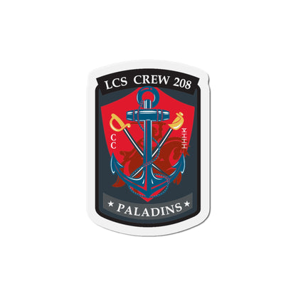 LCS CREW 208 (U.S. Navy) Die-Cut Magnet-5" x 5"-The Sticker Space