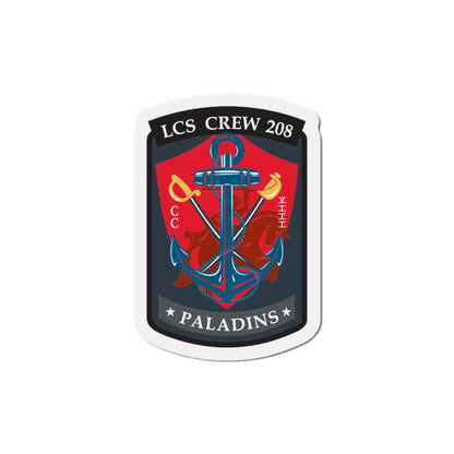LCS CREW 208 (U.S. Navy) Die-Cut Magnet-6 × 6"-The Sticker Space