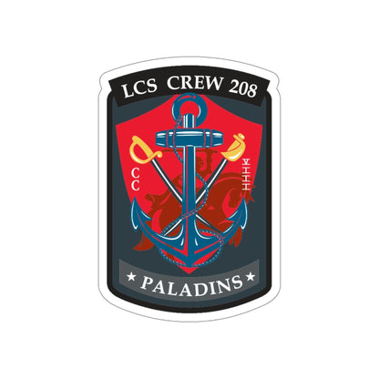 LCS CREW 208 (U.S. Navy) STICKER Vinyl Die-Cut Decal-4 Inch-The Sticker Space