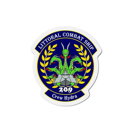 LCS Littoral Combat Ship Crew Hydra (U.S. Navy) Refrigerator Magnet 3 Inch - The Sticker Space