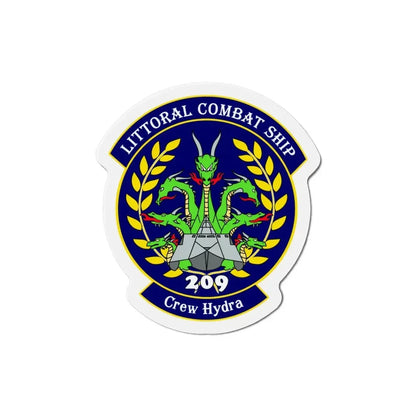 LCS Littoral Combat Ship Crew Hydra (U.S. Navy) Refrigerator Magnet 3 Inch - The Sticker Space