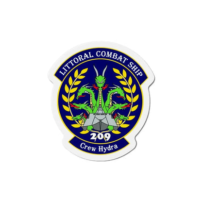 LCS Littoral Combat Ship Crew Hydra (U.S. Navy) Refrigerator Magnet 4 Inch - The Sticker Space