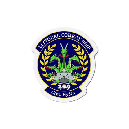 LCS Littoral Combat Ship Crew Hydra (U.S. Navy) Refrigerator Magnet 5 Inch - The Sticker Space