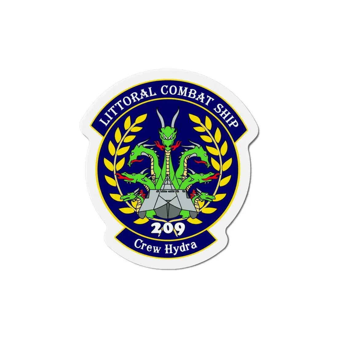 LCS Littoral Combat Ship Crew Hydra (U.S. Navy) Refrigerator Magnet - The Sticker Space