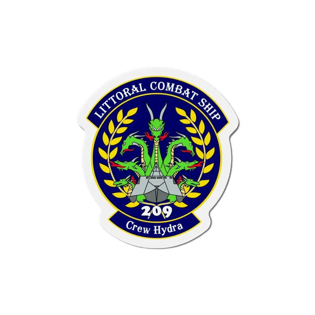 LCS Littoral Combat Ship Crew Hydra (U.S. Navy) Refrigerator Magnet - The Sticker Space