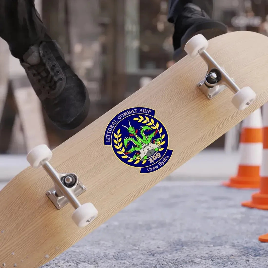 LCS Littoral Combat Ship Crew Hydra (U.S. Navy) Transparent STICKER Die-Cut Vinyl Decal - The Sticker Space