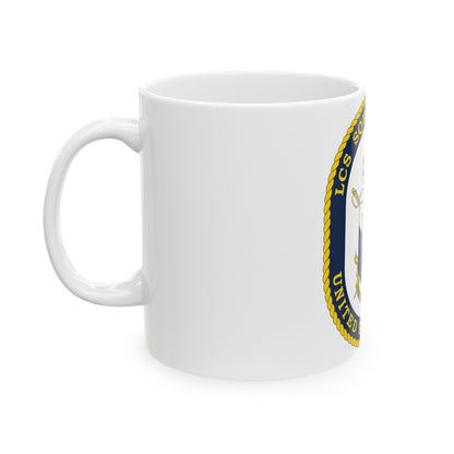 LCS Littoral Combat Ship LCS Squadron TWO (U.S. Navy) White Coffee Mug-The Sticker Space