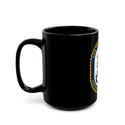 LCS Squadron One Littoral Combat Ship (U.S. Navy) Black Coffee Mug-The Sticker Space