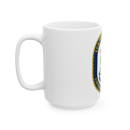 LCS Squadron One Littoral Combat Ship (U.S. Navy) White Coffee Mug-The Sticker Space