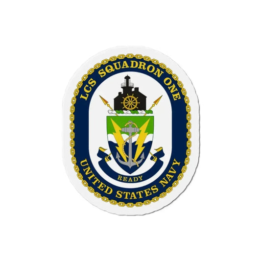 LCS Squadron One Littoral Combat Ship (U.S. Navy) Refrigerator Magnet 2 Inch - The Sticker Space