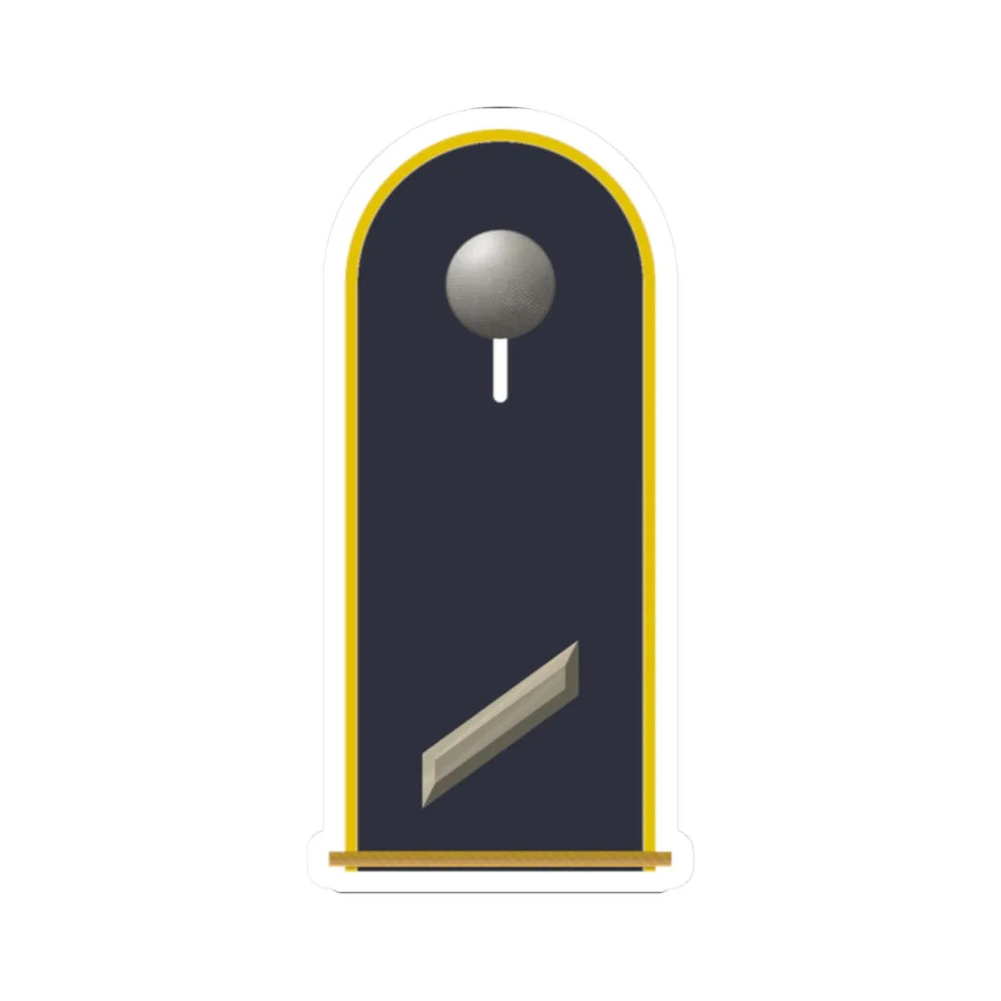 LD B 12 Gefreiter FA L (Military Rank) STICKER Vinyl Kiss-Cut Decal 2 Inch White - The Sticker Space