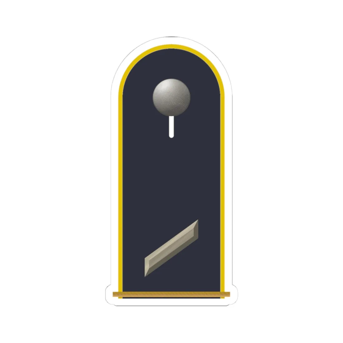 LD B 12 Gefreiter FA L (Military Rank) STICKER Vinyl Kiss-Cut Decal 3 Inch White - The Sticker Space
