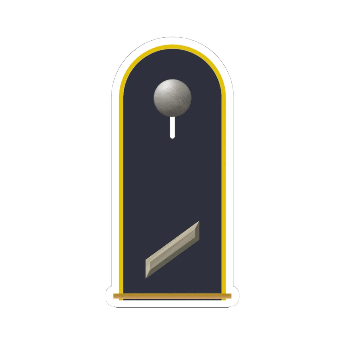 LD B 12 Gefreiter FA L (Military Rank) STICKER Vinyl Kiss-Cut Decal 4 Inch White - The Sticker Space