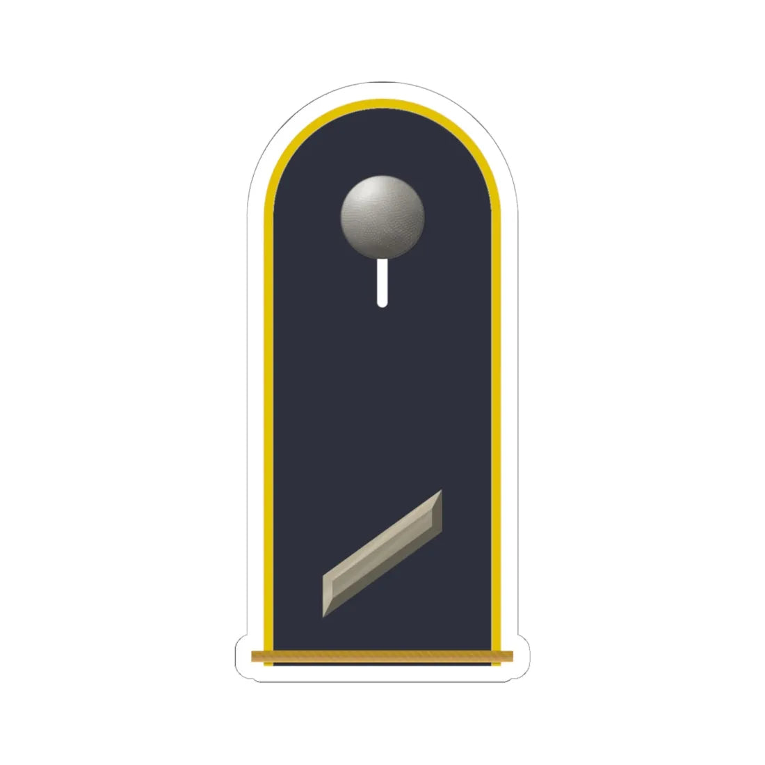 LD B 12 Gefreiter FA L (Military Rank) STICKER Vinyl Kiss-Cut Decal 6 Inch White - The Sticker Space