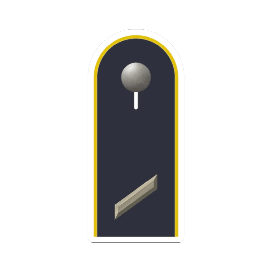 LD B 12 Gefreiter L (Military Rank) STICKER Vinyl Kiss-Cut Decal 2 Inch White - The Sticker Space