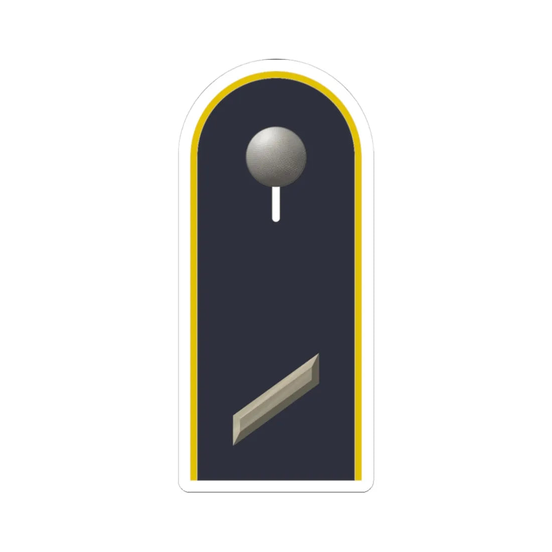 LD B 12 Gefreiter L (Military Rank) STICKER Vinyl Kiss-Cut Decal 3 Inch White - The Sticker Space