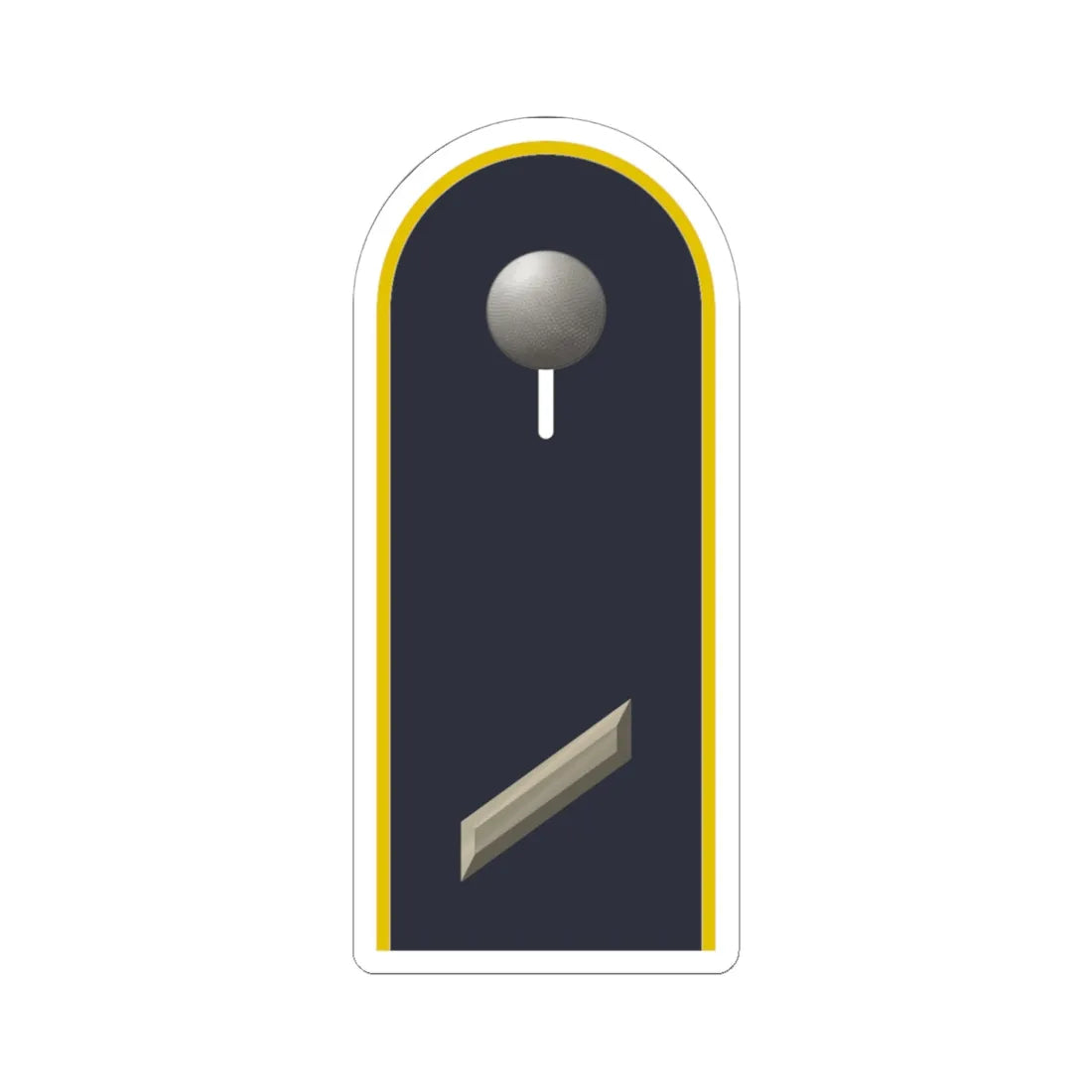 LD B 12 Gefreiter L (Military Rank) STICKER Vinyl Kiss-Cut Decal 6 Inch White - The Sticker Space