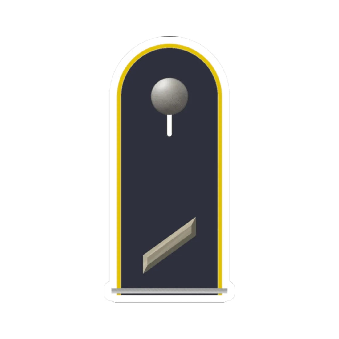 LD B 12 Gefreiter OA L (Military Rank) STICKER Vinyl Kiss-Cut Decal 2 Inch White - The Sticker Space