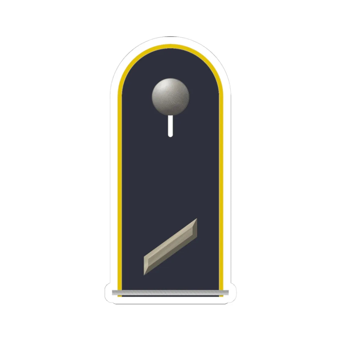 LD B 12 Gefreiter OA L (Military Rank) STICKER Vinyl Kiss-Cut Decal 3 Inch White - The Sticker Space