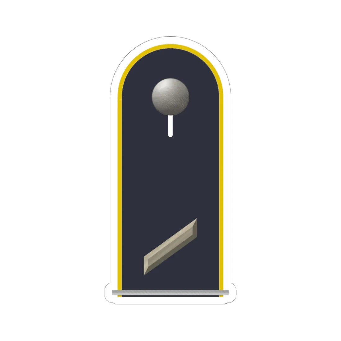 LD B 12 Gefreiter OA L (Military Rank) STICKER Vinyl Kiss-Cut Decal 6 Inch White - The Sticker Space