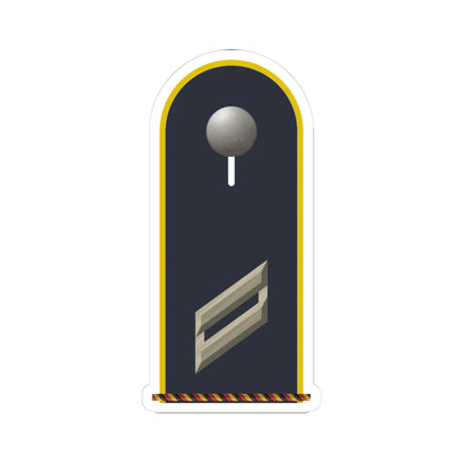 LD B 13 Obergefreiter d.R. L (Military Rank) STICKER Vinyl Kiss-Cut Decal 3 Inch White - The Sticker Space