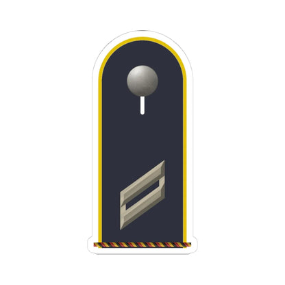 LD B 13 Obergefreiter d.R. L (Military Rank) STICKER Vinyl Kiss-Cut Decal 4 Inch White - The Sticker Space
