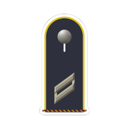 LD B 13 Obergefreiter d.R. L (Military Rank) STICKER Vinyl Kiss-Cut Decal 6 Inch White - The Sticker Space