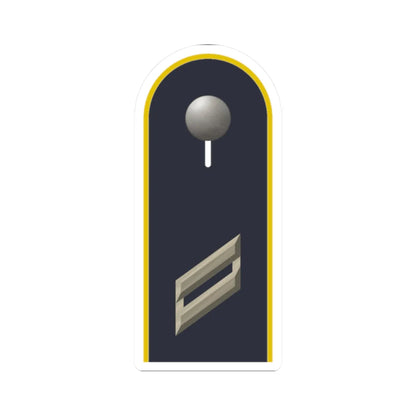LD B 13 Obergefreiter L (Military Rank) STICKER Vinyl Kiss-Cut Decal 2 Inch White - The Sticker Space
