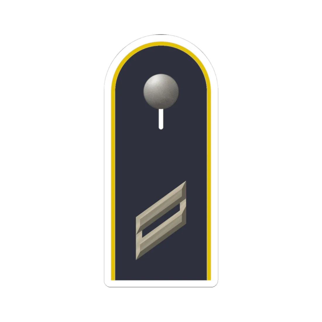 LD B 13 Obergefreiter L (Military Rank) STICKER Vinyl Kiss-Cut Decal 3 Inch White - The Sticker Space