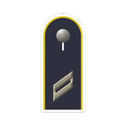 LD B 13 Obergefreiter L (Military Rank) STICKER Vinyl Kiss-Cut Decal 3 Inch White - The Sticker Space