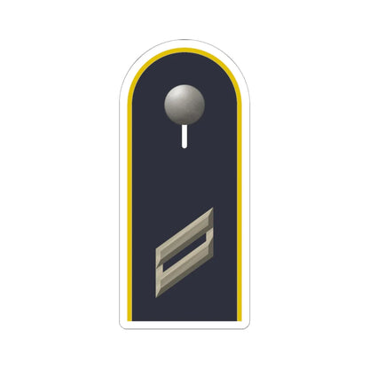 LD B 13 Obergefreiter L (Military Rank) STICKER Vinyl Kiss-Cut Decal 6 Inch White - The Sticker Space