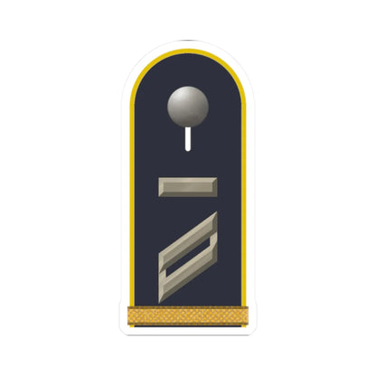 LD B 13 Obergefreiter UA mbL L (Military Rank) STICKER Vinyl Kiss-Cut Decal 2 Inch White - The Sticker Space