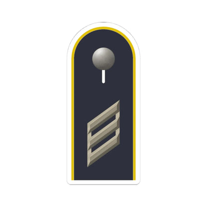 LD B 14 Hauptgefreiter L (Military Rank) STICKER Vinyl Kiss-Cut Decal 4 Inch White - The Sticker Space