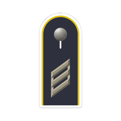 LD B 14 Hauptgefreiter L (Military Rank) STICKER Vinyl Kiss-Cut Decal 6 Inch White - The Sticker Space